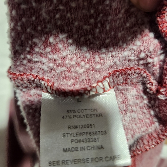 Pink Rose Distressed Sweatshirt - Picture 4 of 4